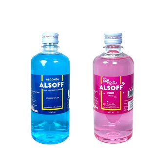 ภาพหน้าปกสินค้าAlcohol 70% ALSOFF 450cc แอลกอฮอล์ชนิดน้ำ 70% ตราเสือดาว สีฟ้า / Alsoff Pink ซึ่งคุณอาจชอบสินค้านี้