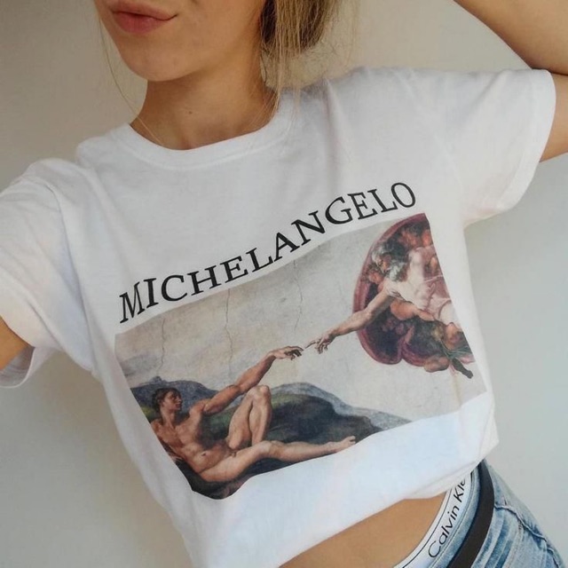 michelangelo-เสื้อยืด-michelangeloสามารถปรับแต่งได้