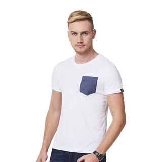 เสื้อยืด  Airborne CLASSIC VINTAGE Pocket T-SHIRT  กระเป๋ายีนส์แปะ ผ้า SupremeSoft