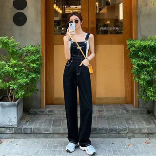 Hot sale！🌟 เอี๊ยมเอวสูงหลวมสาย สไตล์วินเทจแฟชั่นสไตล์เกาหลี ชุดหมี S-2XL