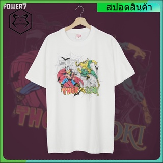 เสื้อยืดการ์ตูน ลาย มาร์เวล THOR love and thunder ลิขสิทธ์แท้ MARVEL COMICS  T-SHIRTS (MVX-005)