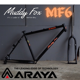 เฟรมจักรยาน ARAYA Muddy fox รุ่น MF6 ขนาด26 -27.5นิ้ว สีดำ