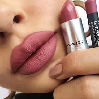 Beauty-Siam แท้ทั้งร้าน !! แบ่งขายลิปสติก  MAC LIPSTICK สี 650 SOAR  แบ่งขายใส่กระปุก แถมแปรงทาลิปฟรี แท้100%