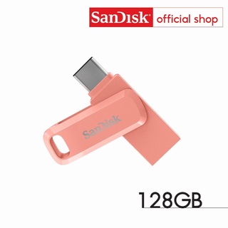 สินค้า SanDisk Ultra Dual Drive Go USB Type-C 128GB Peach (SDDDC3-128G-G46PC, สีพีช)