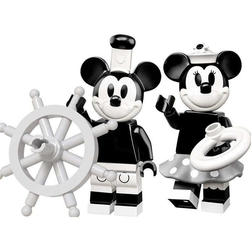 ภาพหน้าปกสินค้าWm741 Minifigures Mickey Minnie โมเดลตุ๊กตาของเล่นสําหรับเด็ก