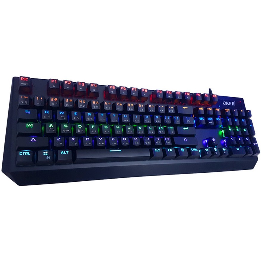 OKER K79 คีย์บอร์ดสำหรับเกม Mechanical Gaming Keyboard Blue Switch ...