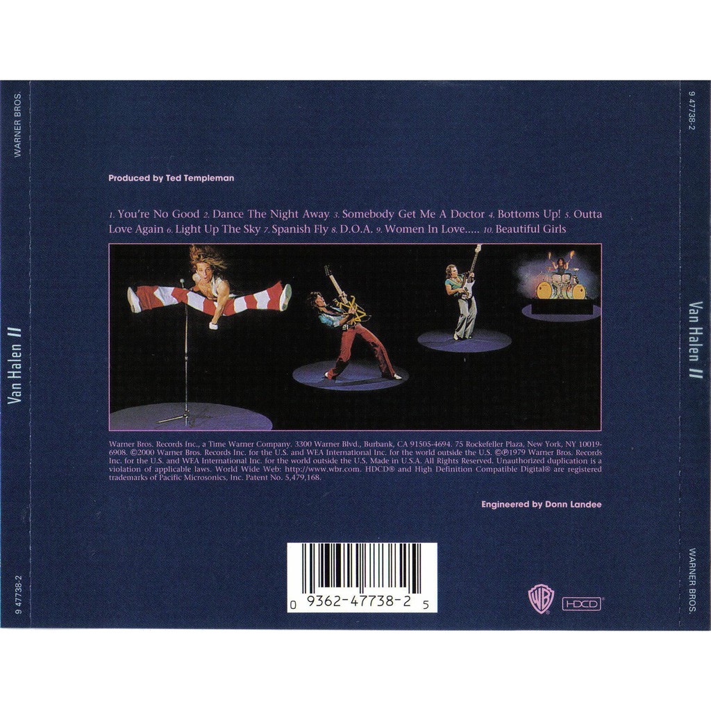 ซีดีเพลง-cd-van-halen-1979-van-halen-ii-remastered-ในราคาพิเศษสุดเพียง159บาท