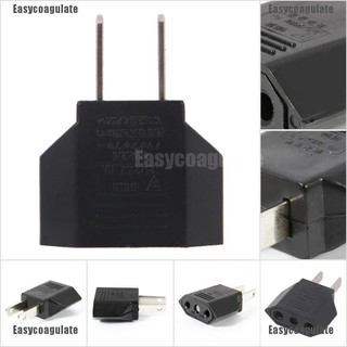 easycoagulate อะแดปเตอร์ปลั๊กเสียบแจ็ค eu euro to us usa เหมาะกับการพกพาเดินทาง us