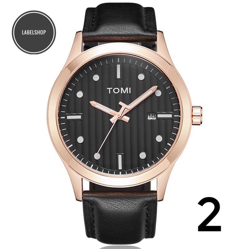 ภาพหน้าปกสินค้าใหม่ นาฬิกา Tomi % รุ่น harry พร้อมกล่อง มีเก็บปลายทาง จากร้าน labelshop บน Shopee