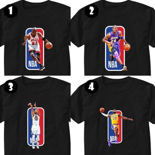 ผู้เล่น NBA T307 กราฟิกเสื้อยืดสีขาวสีดําฟรีกว่าขนาด TSHIRT สําหรับเด็กวัยรุ่นชายและหญิง UNISEX GZm