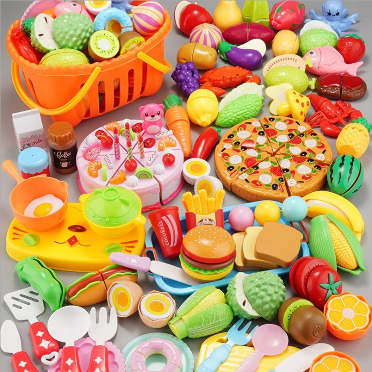 ภาพหน้าปกสินค้าแยกขาย  ชุดของเล่นหั่นได้ ผัก ผลไม้ ชุดครัว อาหาร ของเล่นเสริมพัฒนาการ ชุดของเล่นเด็ก ของเล่นอาหาร ของเล่นบทบาทสมมติ จากร้าน desoley บน Shopee