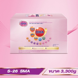 ภาพขนาดย่อของภาพหน้าปกสินค้าS26 SMA ( เอส 26 เอสเอ็มเอ สีชมพู สูตร 1 ) ขนาด 3300g(550*6ถุง) หรือขนาด 3500g(500*7ถุง)** แบบ 1 กล่อง ** จากร้าน ortegapoom บน Shopee ภาพที่ 3