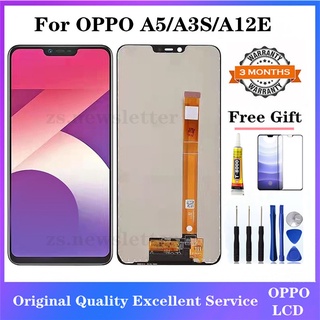 สําหรับ oppo A5 LCD A3S A12E REALME C1 / REALME 2 หน้าจอสัมผัส สําหรับ LCD oppo A3S