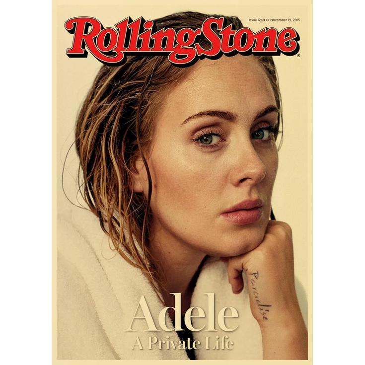 โปสเตอร์กระดาษคราฟท์-ลาย-adele-adkins-สไตล์วินเทจ-สําหรับตกแต่งบ้าน-ห้อง