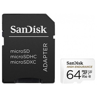 ภาพขนาดย่อของภาพหน้าปกสินค้าSANDISK MicroSD High Endurance 64GB UHS-I Class10 U3 V30(SDSQQNR) Memory card กล้องวงจรปิด เมมโมรี่การ์ด แท้ จากร้าน memoryme_official_shop บน Shopee