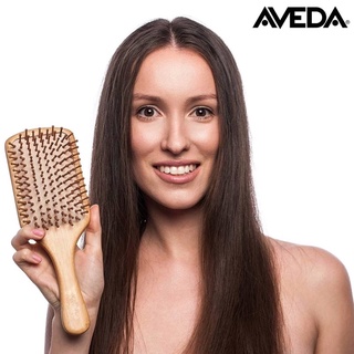 Aveda wood Comb แปรงหวีผมบำรุงเส้นผมหนังศรีษะ (Aveda-Bamboo) ( หวีไม้สีอ่อน-แบมบู)