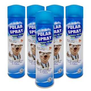 Polar Spray สเปรย์ปรับอากาศ ยูคาลิปตัส กำจัดเชื้อโรค ขนาด 280 ml. จำนวนpolar Spray สเปรย์ปรับอากาศ ยูคาลิปตัส 280มล