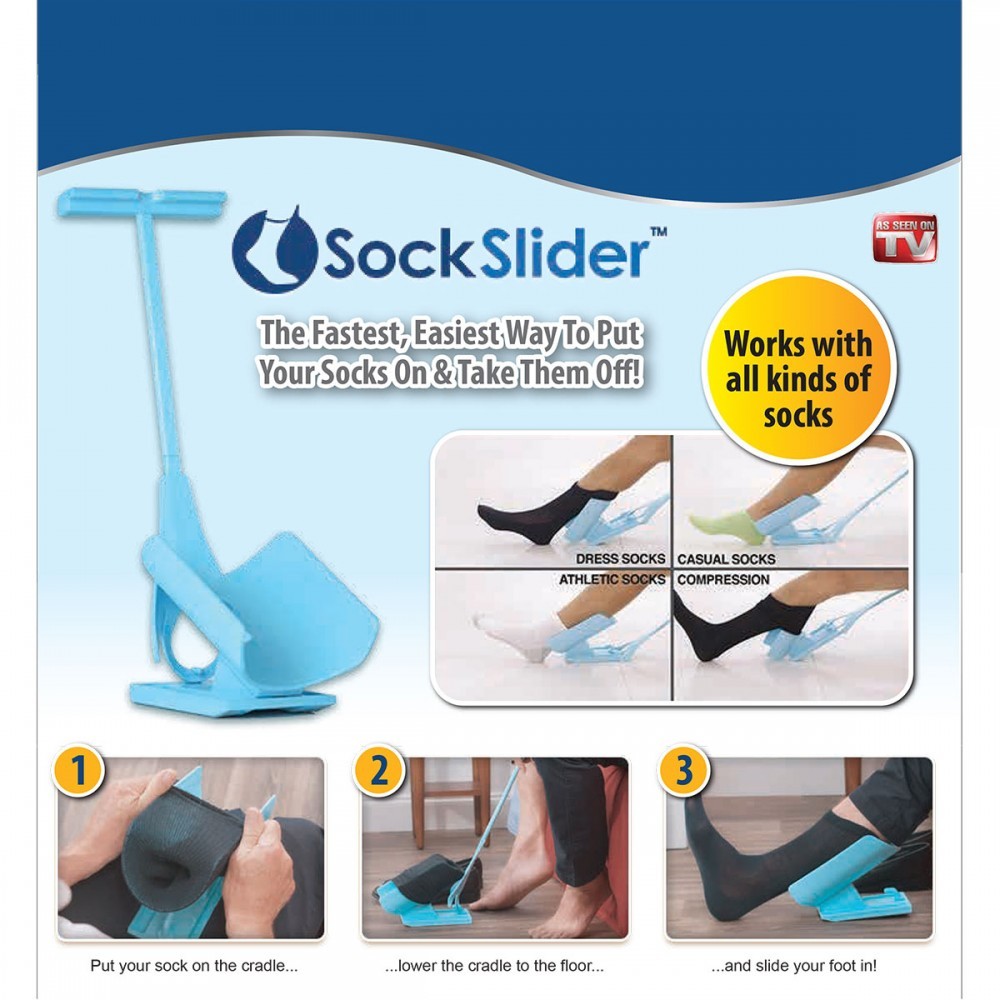 อุปกรณ์ช่วยใส่ถุงเท้า Sock Slider | Shopee Thailand