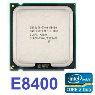 Processore Intel Core 2 Duo E8400 - 3GHz Socket 775 FSB1333 6MB Cache - Usato