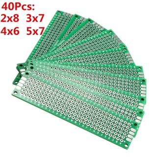 Geekcreit บอร์ดวงจรพิมพ์ PCB สองด้าน FR-4 2.54 มม. 40 ชิ้น