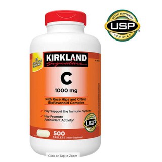 ภาพหน้าปกสินค้าพร้อมส่ง Kirkland ,Vitamin C 1000mg Rose Hips, 500 เม็ด ที่เกี่ยวข้อง