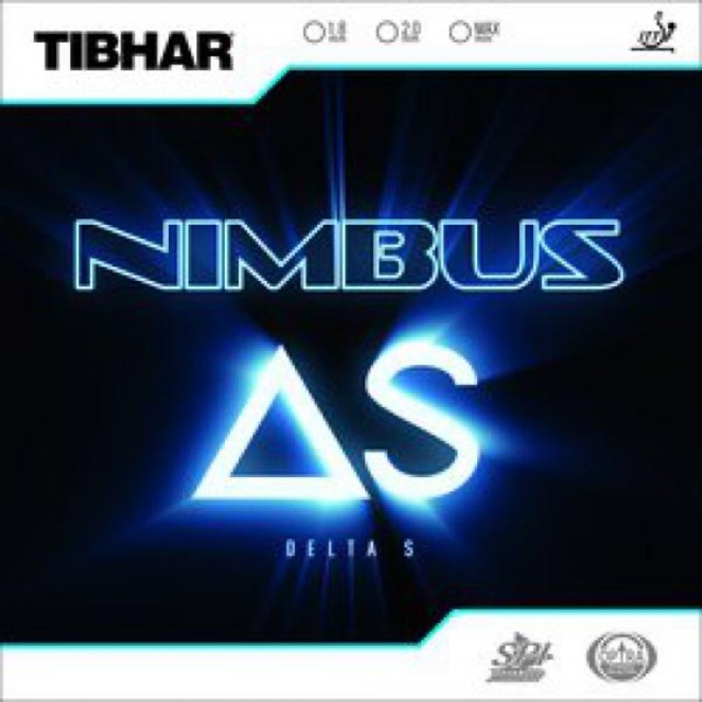 Tibhar Nimbus Revêtement Tennis De Table – 2,0 Mm Noir – Speedglue Effect Inside – Spin & Vitesse Exceptionnels