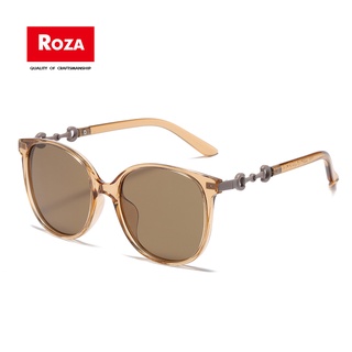 Roza แว่นตากันแดด เลนส์โพลาไรซ์ ทรงวงรี เหมาะกับใส่กลางแจ้ง แฟชั่นสําหรับผู้ชาย และผู้หญิง UV400 RZ1180