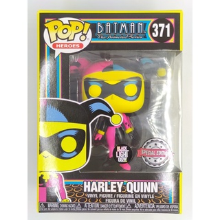Funko Pop DC Batman The Animated Series - Harley Quinn [ Blacklight ] #371 (กล่องมีตำหนินิดหน่อย)
