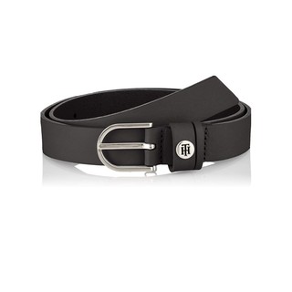 Tommy hilfiger real leather belt ของแท้ 100% ทอมมี่ ฮิลฟิเกอร์ เข็มขัดผู้หญิงหนังแท้ ยาว 80 ซม. สีดำ