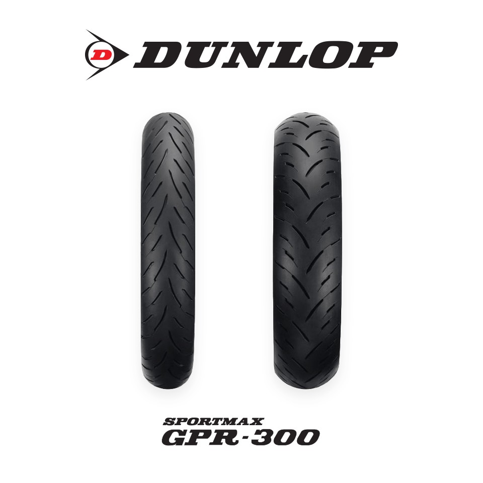 dunlop-gpr-300-ขนาด-110-70r17-140-70r17-1-ชุด-หน้า-หลัง-ยางมอเตอร์ไซค์-bigbike-made-in-japan