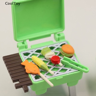 Cooltoy โมเดลชั้นวางบาร์บีคิวจําลอง ขนาดมินิ ของเล่นสําหรับตกแต่งบ้านตุ๊กตา 1:12