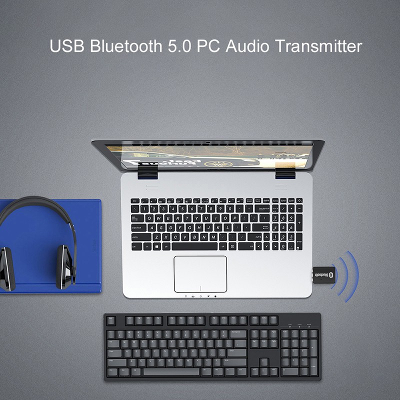 ภาพสินค้าตัวรับสัญญาณเสียง ตัวรับสัญญาณบลูทู ธ Bluetooth USB Adapter 5.0 บลูทูธมิวสิครับสัญญาณเสียง อะแดปเตอร์สำหรับทีวีรถหูฟัง จากร้าน luckystar_mall บน Shopee ภาพที่ 5