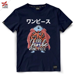 เสื้อยืดวันพีช One Piece 1477-NV : JINBE : สีกรมท่า