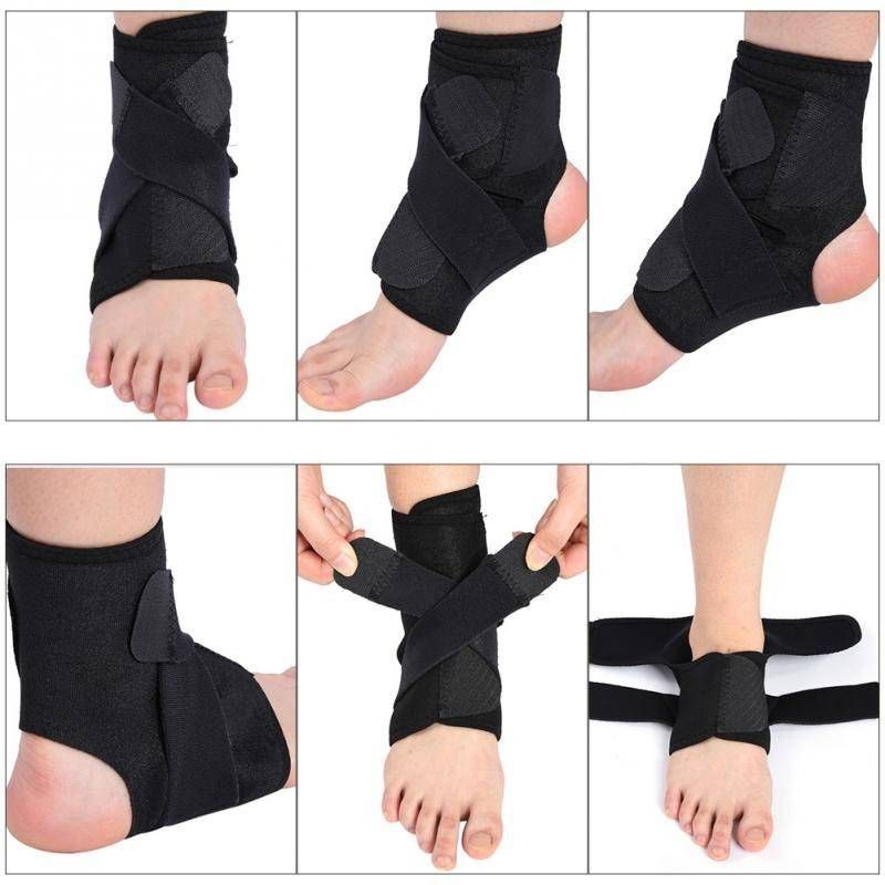 ankle-support-ผ้ารัดพยุงข้อเท้า-ข้อเท้าพลิก-ข้อเท้าแพลง-เล่นกีฬา-เดินสะดุด-ผันข้อเท้า-พยุงกล้ามเนื้อเอ็นรอบข้อเท้า