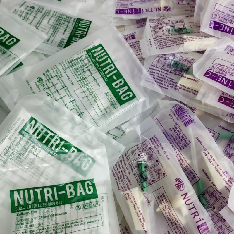ภาพหน้าปกสินค้าถุงให้อาหาร สายให้อาหาร Nutri Bag+Nutriline B