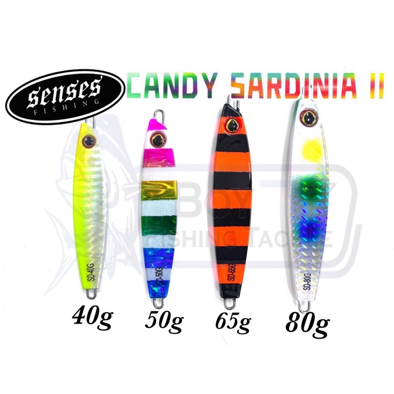 senses-candy-sardinia-ii-จิ๊กจิ๊กโลหะ-สําหรับตกปลา