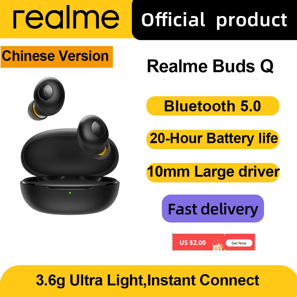 Realme Buds Q หูฟังเล่นเกมไร้สาย คุณภาพเสียงระดับพรีเมียม ความล่าช้า ...