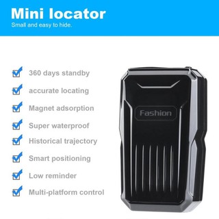 GPS tracker เครื่องติดตามแบบเรียลไมท์ฟรีตลอดชีพ กันน้ำ แท้