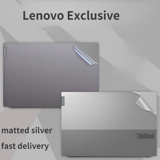 สติกเกอร์ติดแล็ปท็อป ผิวด้าน สีเงิน 3 ด้าน 14 นิ้ว 15.6 นิ้ว 13 นิ้ว สําหรับ Lenovo Thinkpad X1 YogaS3 S5 Yoga 11E Yoga 12 E145 X200 X201 X230 X240 X270 X280