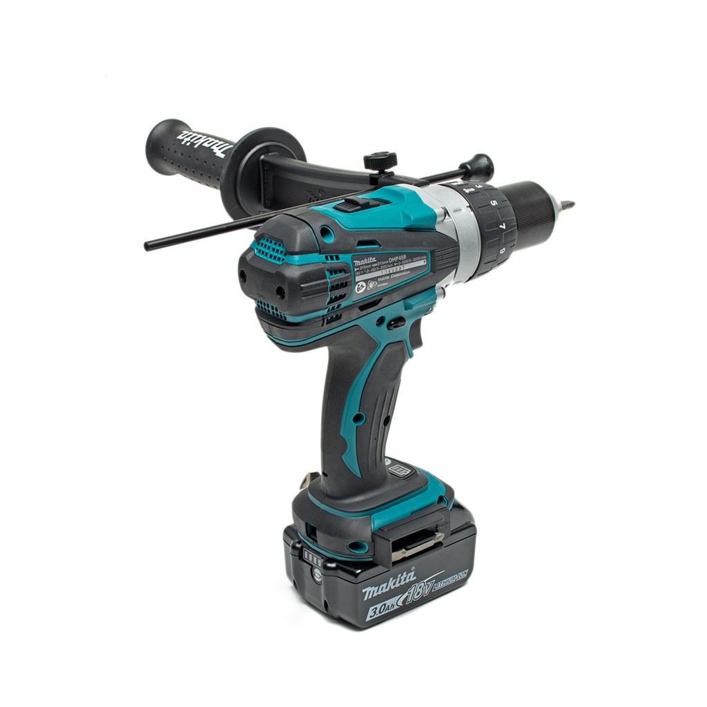 makita-สว่านไร้สายกระแทก-18-v-3-0ah-รุ่น-dhp458rfe-สีเขียว