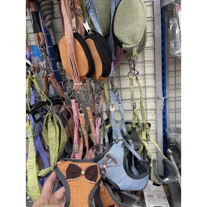 jiajia pet แบบผ้ารัดอก สายจูง Shopee Thailand