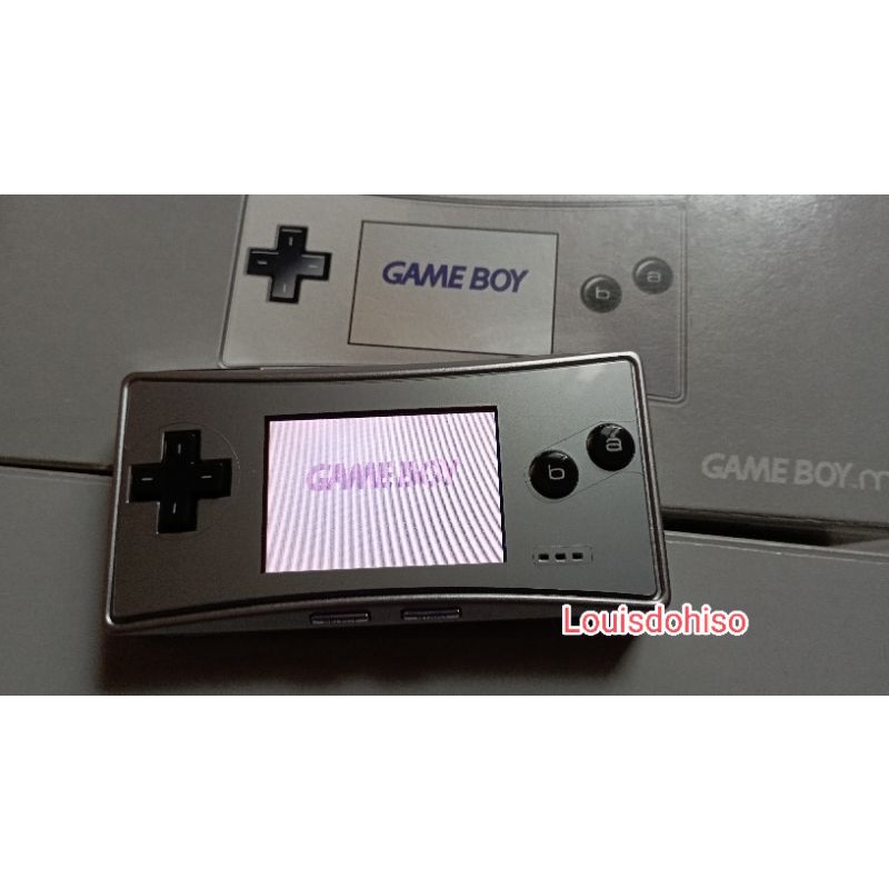 เกมบอยไมโครมือสองสภาพสวย Gameboy micro silver EU Lot เครื่องสีเงิน งาน ...