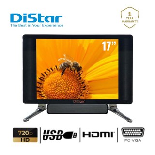 สินค้า ทีวีขนาด 17 นิ้ว DiStar LED DIGITAL TV ขนาด 17\" รองรับระบบทีวีดิจตอล ไม่ต้องใช้กล่อง