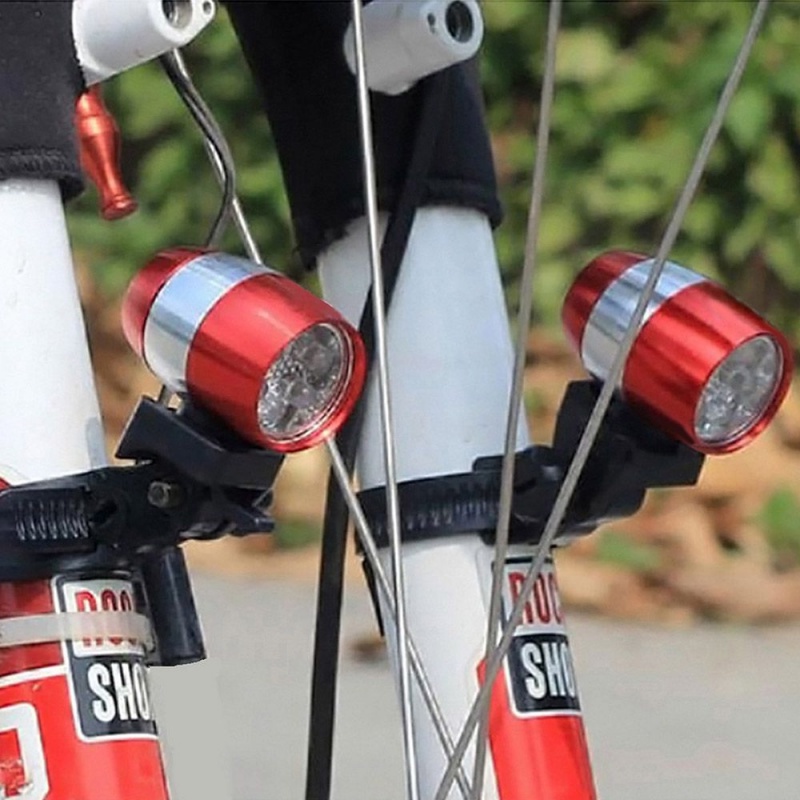 aluminium-6ไฟledไฟหน้าจักรยานการขี่จักรยานเพื่อความปลอดภัยจักรยานโคมไฟไฟหน้าจักรยานกันน้ำ
