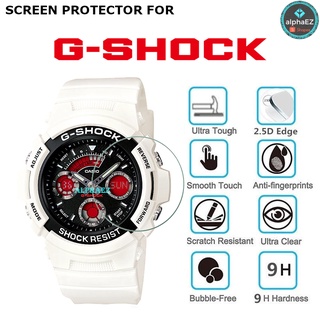 Casio G-Shock AW-591SC-7A Series 9H ฟิล์มกระจกนิรภัยกันรอยหน้าจอนาฬิกา AW591