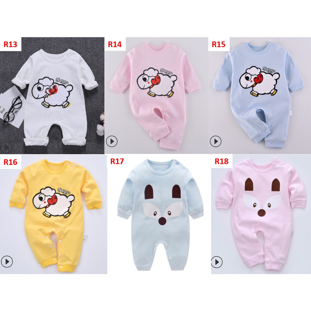 พร้อมส่ง-ชุดเด็ก-ลาย-r16-r20-รอมเปอร์-จั๊มสูท-บอดี้สูท