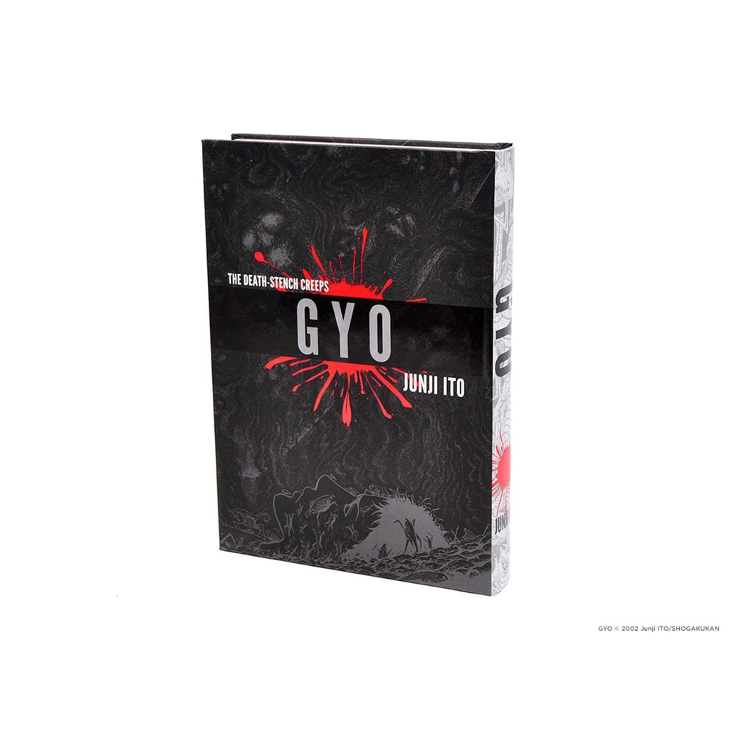 หนังสือภาษาอังกฤษ-the-death-stretch-creeps-gyo-1-2-2-in-1-deluxe-edition-junji-ito-hardcover-by-jung-ito