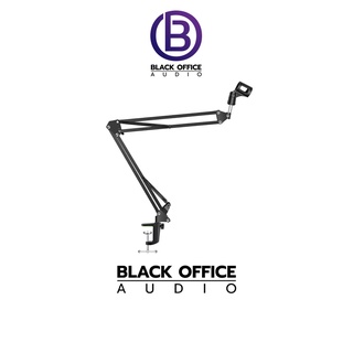 BOA Mic Stand ขาตั้งไมโครโฟนแบบหนีบโต๊ะ แข็งแรง คุณภาพดี (BlackOfficeAudio)