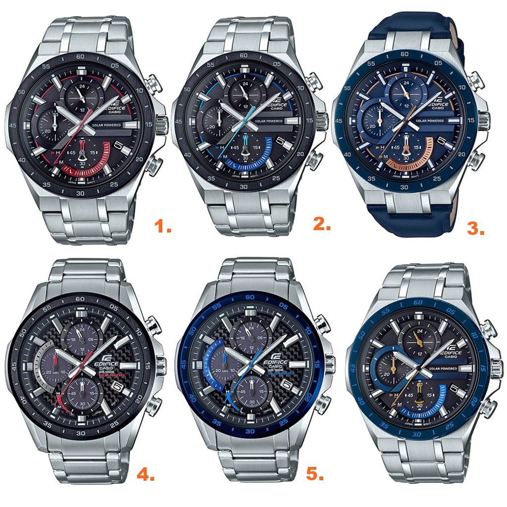 ราคาและรีวิวแท้ศูนย์ Casio EDIFICE EQS-940 EQS-920 EQS-920-1B EQS-900DB EQS-940DC กินแสง ประกันศูนย์ cmg1 ปี