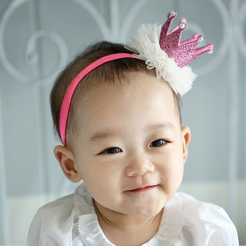 babyzone-ที่คาดผมแฟชั่นมงกุฎเจ้าหญิงสําหรับเด็ก
